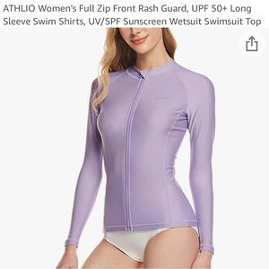 UPF 50+ protection zip shirt